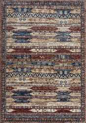Alhambra Rug by Mastercraft Rugs in 6576A Ivory/Red Design